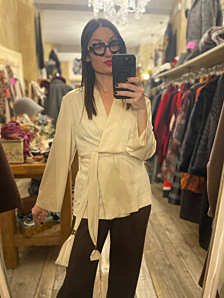 KIMONO LU DONNA LATTE DEJA VU