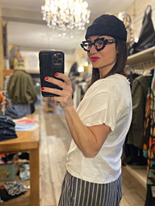 T-SHIRT NANCY DONNA BIANCO KONTATTO