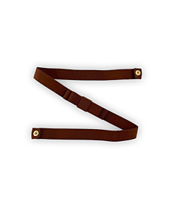 CINTA BASSA ELASTICO FIOCCO MARRONE HANDMADE