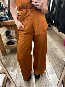 PANTALONE ELSA DONNA ARANCIO LE SARTE DEL SOLE