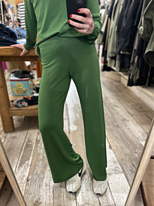 PANTALONE ELENOIRE DONNA VERDE PEPEROSA
