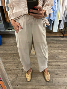PANTALONE OVETTO KOOP DONNA BEIGE BIGHET