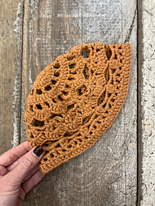 CAPPELLINO CROCHET DONNA CUOIO