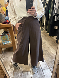 PANTALONE GENNY DONNA MARRONE BIGHET