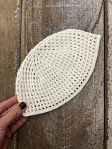 CAPPELLINO CROCHET DONNA BIANCO