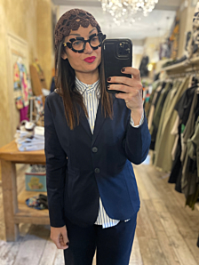 GIACCA OLIMPIA DONNA BLU BIGHET