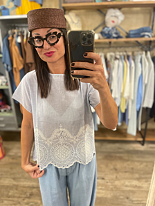 T-SHIRT POSILLIPO DONNA CELESTE BIGHET