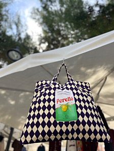BORSA SUMMER DONNA VIOLA PALME