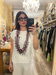 BLUSA MIDA DONNA BIANCO MY DAY