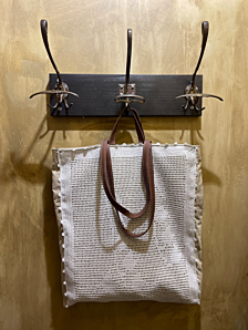SHOPPER CROCHET MAXI DONNA BEIGE