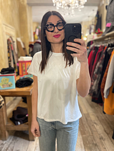 T-SHIRT PEPPER DONNA BIANCO PEPEROSA