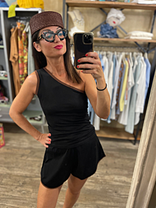 CANOTTA DARLING DONNA NERO BIGHET
