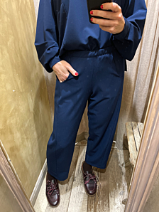 PANTALONE TIADA DONNA BLU PEPEROSA