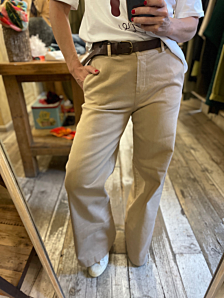 JEANS GOAL DONNA BEIGE BIGHET