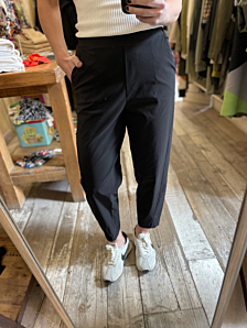 PANTALONE MILDA DONNA NERO PEPEROSA