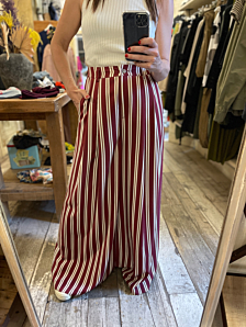 PANTALONE ADERCI DONNA MULTICOLOR PEPEROSA