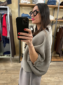 BLUSA ERMIONE DONNA GRIGIO MY DAY