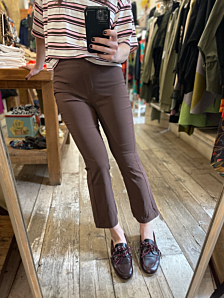 PANTALONE STEP TROMBETTA DONNA MARRONE LE SARTE DEL SOLE