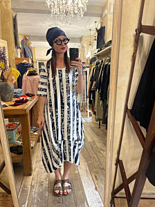 ABITO NAVY DONNA MULTICOLOR LUUKAA