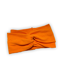 FASCIA INTRECCIO TINTA UNITA ARANCIO HANDMADE 