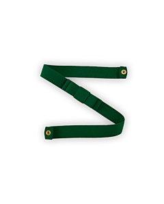 CINTA BASSA ELASTICO FIOCCO VERDE HANDMADE