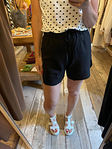 SHORT GINNY DONNA NERO BIGHET