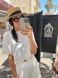 T-SHIRT LOLITA DONNA BIANCO