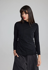 T-SHIRT KOI DONNA NERO LUUKA