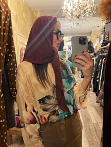 KEFIA CASHMERE DONNA BORDEAUX KONTATTO