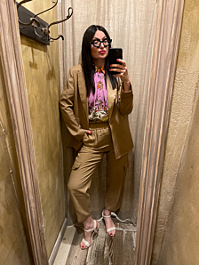 PANTALONE NINE DONNA CAMMELLO KONTATTO