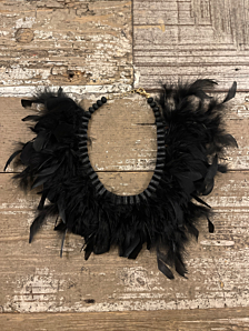 COLLANA PIUME DONNA NERO SONATA