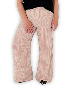 PANTALONE PALAZZO RIGA DONNA LATTE RUGGINE DEJA VU