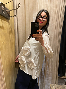 CAMICIA ROSE DONNA BIANCO PEPEROSA