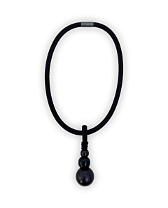COLLANA BOLLE DONNA NERO DEJA VU