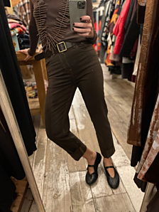 JEANS NOW DONNA MARRONE BIGHET