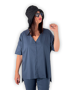 T-SHIRT TEA DONNA BLU DEJA VU