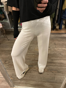 PANTALONE CASHMERE DONNA LATTE ALAMEDA