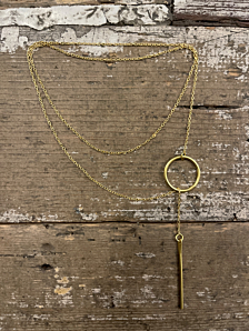 COLLANA PENNY CERCHIO DONNA ORO LINEABEA