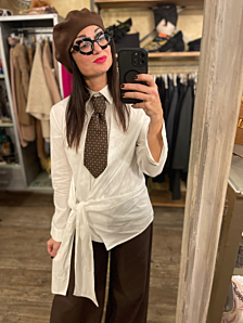 CAMICIA LECCORNIA DONNA BIANCO ALAMEDA