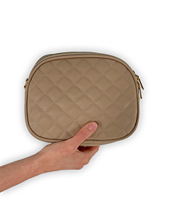 TRACOLLINA IMPUNTURATA DONNA BEIGE 