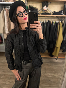 GIACCA ORIANA DONNA NERO CLAMAR