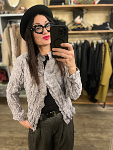 GIACCA ORIANA DONNA GRIGIO CLAMAR