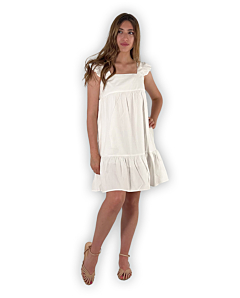 ABITO SCOLLO QUADRATO DONNA BIANCO COMPANIA FANTASTICA