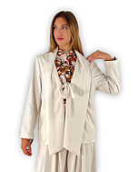 GIACCA GLENN NODO DONNA LATTE PEPEROSA 