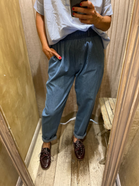 JEANS CHAMBRAY BASE DONNA BLU DEJA VU