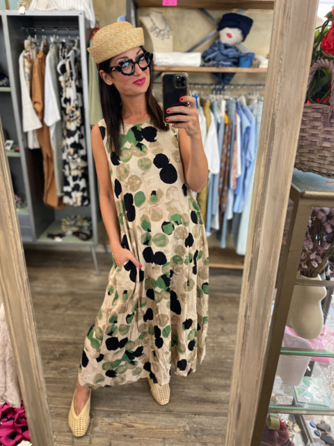 ABITO GIZA DONNA VERDE CLAMAR