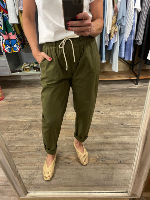 PANTALONE WORD DONNA VERDE DEJA VU